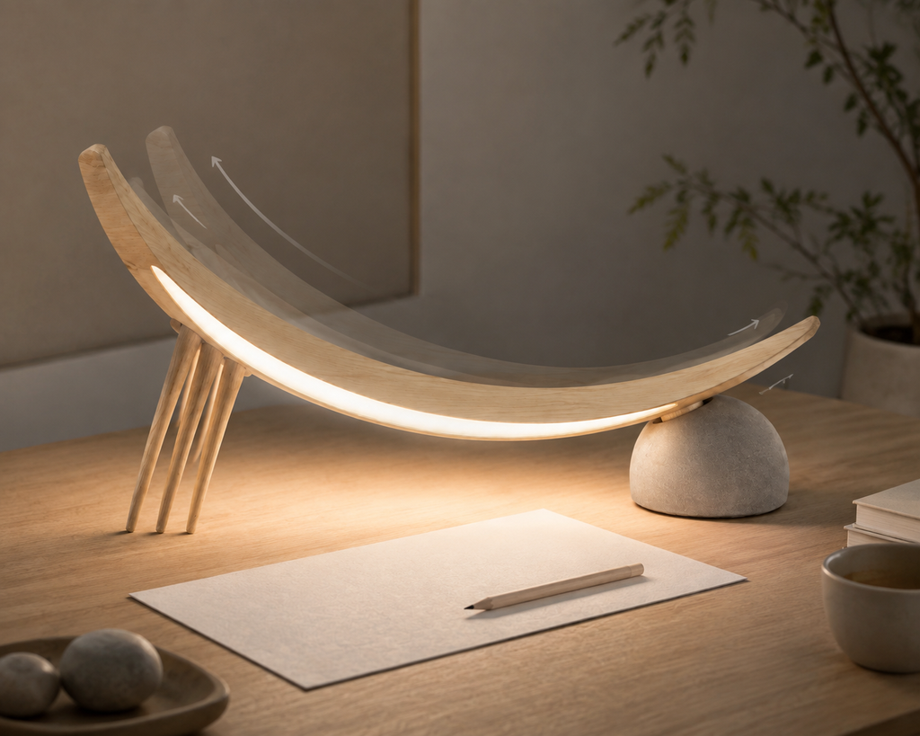 MoonRake Crescent Desk Lamp