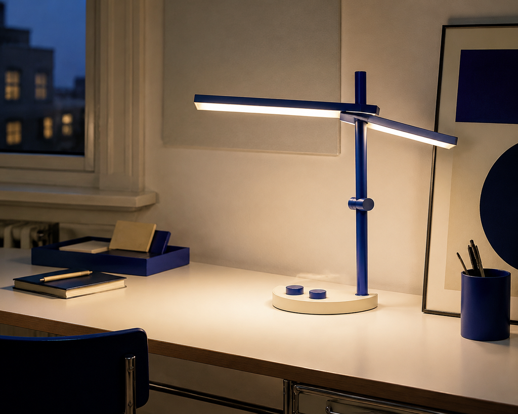 BauBeam Twin-Plane Desk Lamp