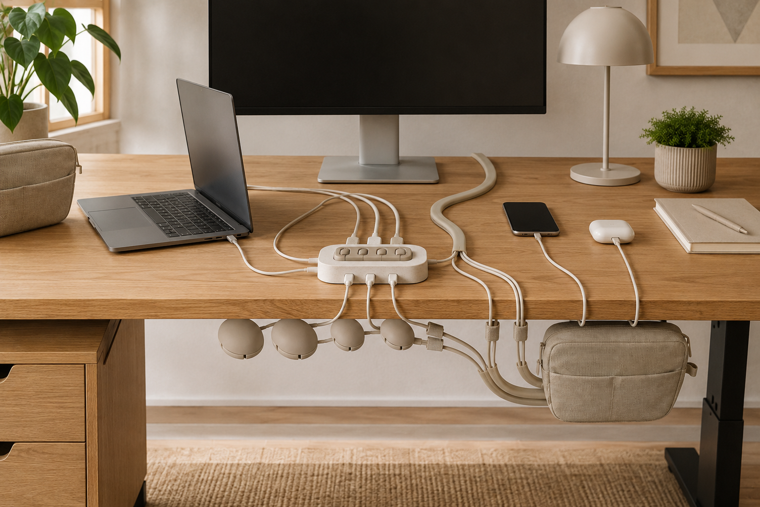 PebbleRoute Desktop Cable System