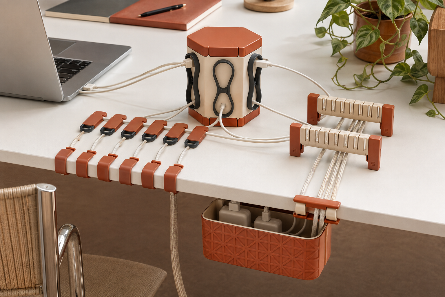 ModuLoop Desk Cable Hub Kit