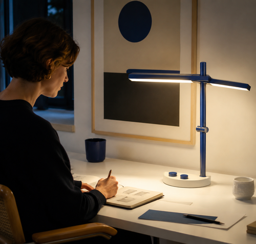 BauBeam Twin-Plane Desk Lamp