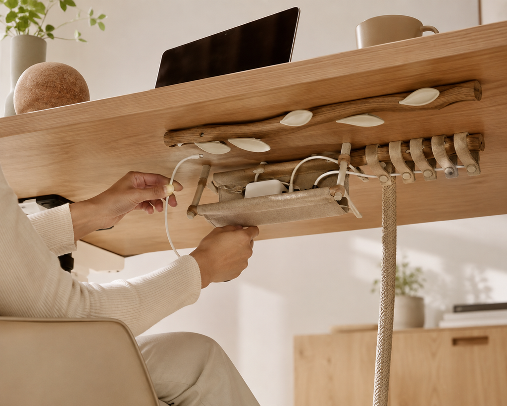 GrainFlow Under-Desk Cable Kit